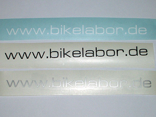 Kettenstrebenaufkleber www.bikelabor.de