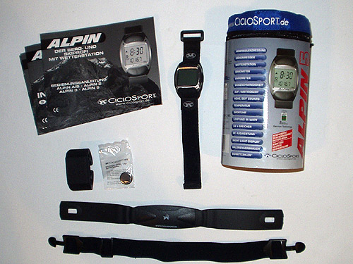 CICLOSPORT Alpin 5 Puls-/Höhenmesser